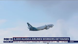 Thousands of Alaska Airlines workers are getting raises | FOX 13 Seattle