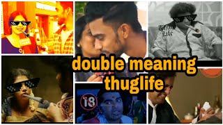 Public opinion thug life simbu thug life tamil double meaning thug life comedy chennai walla gallata