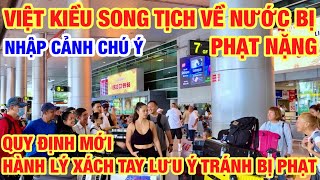 VIỆT KIỀU SONG TỊCH VỀ NƯỚC BỊ PHẠT NẶNG BÀ CON NHẬP CẢNH CHÚ Ý ĐIỀU NÀY TRÁNH BỊ PHẠT