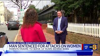 ON CAMERA: Richmond man to spend 14 years behind bars after four seemingly random attacks on women