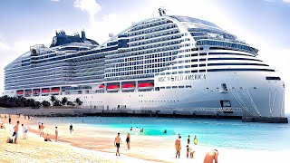 MSC World America Cruise Ship 2025 | Sailing from Miami to Ocean Cay Island Bahamas (4K Tour & Vlog)