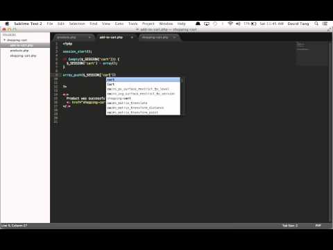 creating a session based shopping cart with php creating a session based shopping cart with php