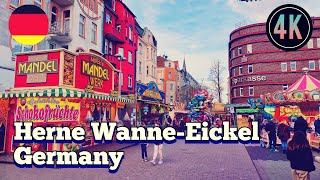 Herne Wanne-Eickel, Germany/Tour in Herne Wanne-Eickel NRW 4k