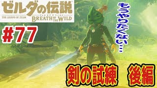 #77【ド下手がやるとこうなる】剣の試練　後編　ゼルダの伝説　ブレスオブザワイルド　つちのこ実況