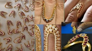 ಚಿನ್ನದ ವಂಕಿ ಫಿಂಗರ್ ರಿಂಗ್ ವಿನ್ಯಾಸಗಳು. gold Vanki finger ring designs 💫