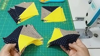 💟I made two beautiful quilts at the same time (with just a few squares of fabric).