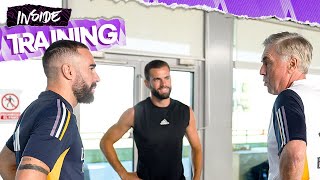 Nacho, Carvajal & Joselu return to Real Madrid training!