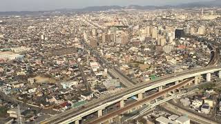 小牧空港(県営名古屋空港)着陸