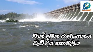 වාන් දමන රාජාංගනය ජලාශය / Rajanganaya Reservoir spills