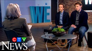 Watch Lisa LaFlamme's full interview with the Kielburger brothers