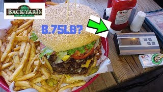 8.5LB Backyard Grill Beast Burger Challenge Houston Texas