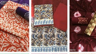 Jaipuri cotton dress material || new summer collection 2020 || COD