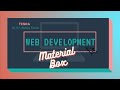 MATERIAL BOX - MATERIALIZE CSS