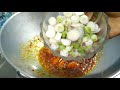 हरे प्याज और चने की सब्जी इतनी लाजवाब की देख के मुँह में पानी आ जायेगा spring onion recipe