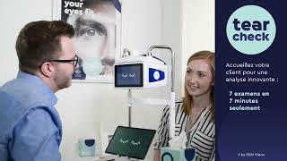 Tearcheck® - Outil de diagnostic et d’analyse des yeux secs - 9 examens en moins de 10 minutes