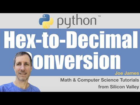Python: Hexadecimal to Decimal Conversion Python: Hexadecimal to Decimal Conversion