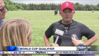 Video: Canadian rugby team preparing for World Cup qualifier