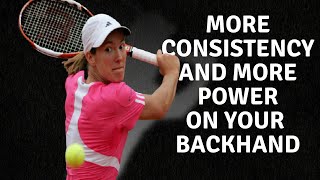 Better Backhand- One change for more power and more consistency