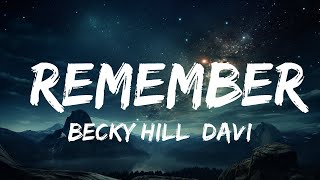 Becky Hill, David Guetta - Remember (Lyrics)  |  30 Mins. Top Vibe music