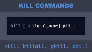 4 ways to kill Linux processes – kill, killall, pkill, xkill