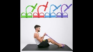 Boost your workouts with this multifunctional Pedal Exerciser! Featuring strong resistance bands and