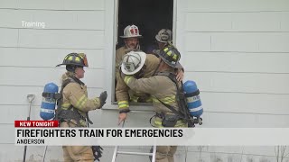 Anderson Firefighters Train for Emergencies