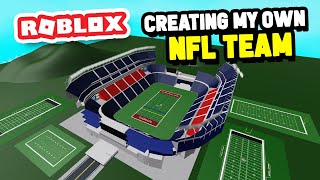 Building My Own FOOTBALL TEAM in Roblox NFL Tycoon