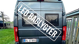 Montering af led baglygter på Fiat Ducato  autocamper (DANSK)