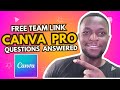 How To Get Canva Pro For Free Lifetime? [Updated] 100% Working | Canva Team Invite Link 2024 Q&A