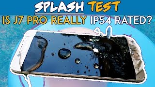 Samsung Galaxy J7 Pro Splash Water TESTED! (Durability Test) Is it really IP54 Rated & Splashproof?