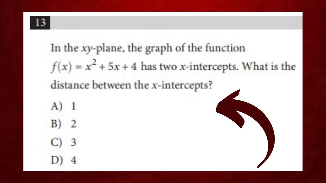 Actual SAT Math Problem. You Should Be Able To Solve It (really Fast ...