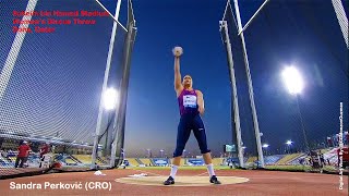 Sandra Perković (CRO): Women's Discus Throw.  Suheim bin Hamad Stadium, Doha, Qatar.  May 28, 2021.