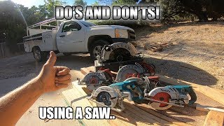 Cutting with a Saw | Do's, Don'ts + Tips \u0026 Tricks! (Basic Mistakes for Beginners)