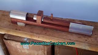 BEST Manual Pecan Nut Cracker - Rubber Band Cracker - Great for cracking Half & Whole Pecans!!
