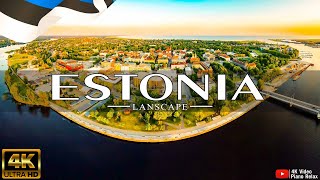 FLYING OVER ESTONIA (4K UHD) - Relaxing Music Along With Beautiful Nature Videos - 4K Video HD