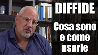 DIFFIDE: cosa sono e come usarle