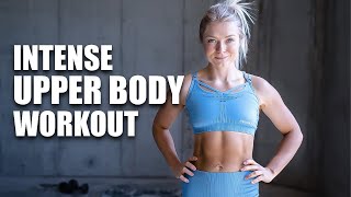 UPPER BODY WORKOUT OF THE DAY | CROSSFIT®, HIIT FOR ALL LEVELS | INTENSE HOME WORKOUT