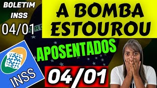 A BOMBA ESTOUROU! SAIU AGORA PELA MANHÃ INSS 04 01