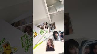 Illit I’ll like you unboxing !! ( rushed 🙁) #kpop #illit #wonhee #unboxing #minju#iroha#yunah#moka