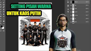 CARA PISAH WARNA SPOTCOLOR UNTUK KAOS PUTIH | CARA SETTING SABLON MANUAL KAOS PUTIH | RUMAH FROZTERZ