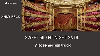 Sweet silent night ,SATB, Alto rehearsal track