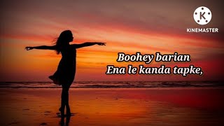 Boohey Barian | with lyrics ❤️ | Hadiqa Kiani | (Original Version)