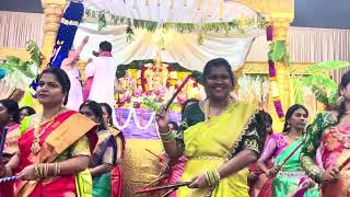 Kolatam at TTD Srinivasa Kalyanam #america #india #dance