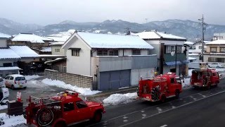 迫力満点！！千曲市出初め式