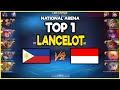 Top 1 Lancelot Ng Pinas! | Team Philippines Vs Indonesia - National Arena