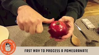 Fast Way to Process a Pomegranate