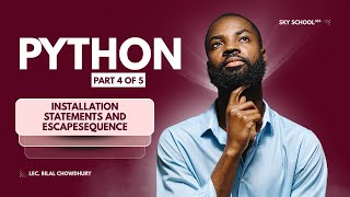 Complete Python Setup Tutorial | Installation, Statements & Escape Sequences in Bangla💻
