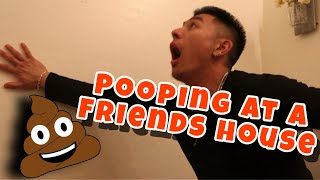 What it’s like pooping at ya friends house💩