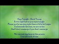 Here Tonight - Brett Young Lyrics