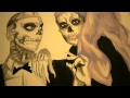 Lady Gaga Born This Way Painting Skeleton Girl & Zombie Boy HD